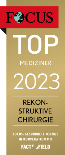 FOCUS-Siegel „TOP Mediziner 2022 – Rekonstruktive Chirurgie“ 